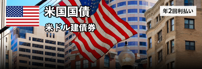 米国国債 米ドル建債券［年2回利払い］